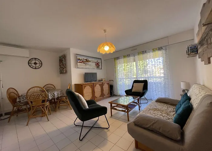 3 Pieces Climatise Avec Terrasse Au Lavandou - Fr-1-308-168 Lägenhet